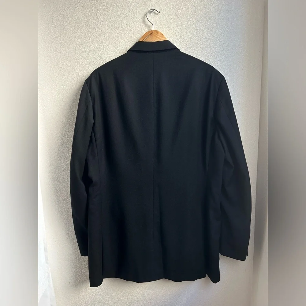 Polo by Ralph Lauren | Virgin Wool Classic Black Men's Blazer Made in Italy